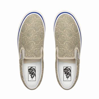 Damske Slip On Tenisky Vans Anaheim Factory Classic 98 DX Krém VA51UXLYN